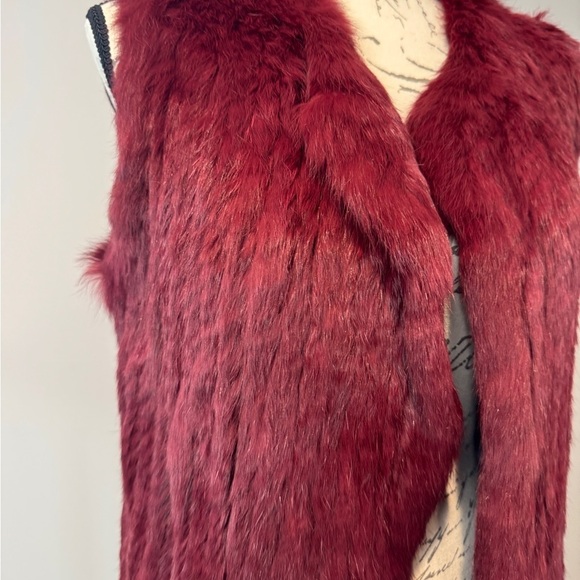 Joie Rabbit Fur Vest Sz Small - Picture 3 of 9